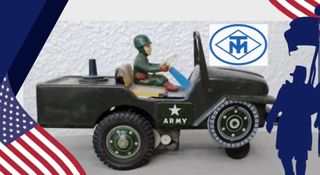 Coche Juguete Masudaya lata antiguo años 60´