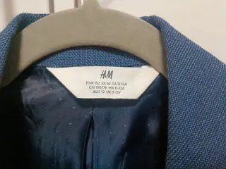 Conjunto ceremonia niño. americana azul y camisa