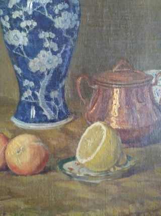 Cuadro con firma de autor