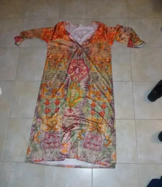 Vestito lungo fantasia Veste piccolonda m