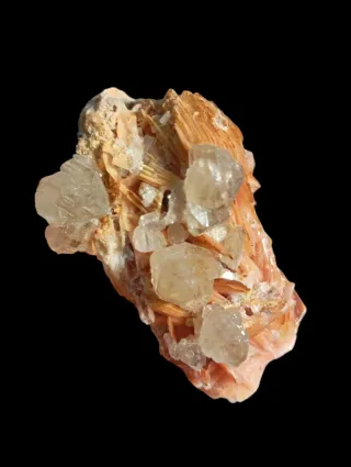 Cerusita e Barite Naturale in Crudo