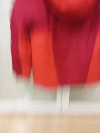 Abrigo de esquí rojo