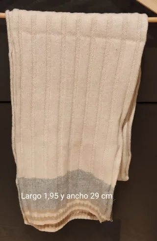 Bufanda Camel y Gris