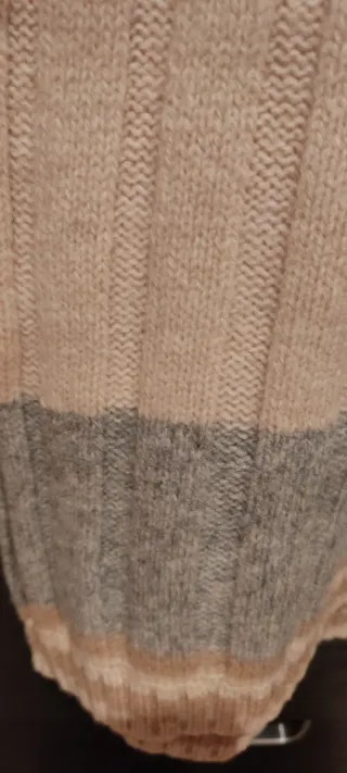 Bufanda Camel y Gris