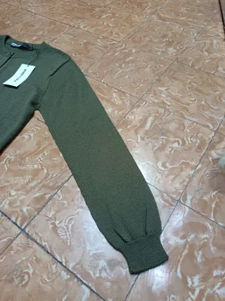 Cárdigan Bimba y Lola Verde Oliva Mujer