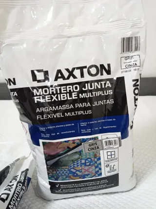Cemento juntas Axton Gris Flexible Multiuso