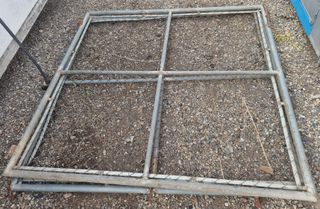 Puertas valla obra metálicas