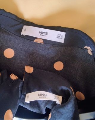 Conjunto Mango Blusa Holter Talla S