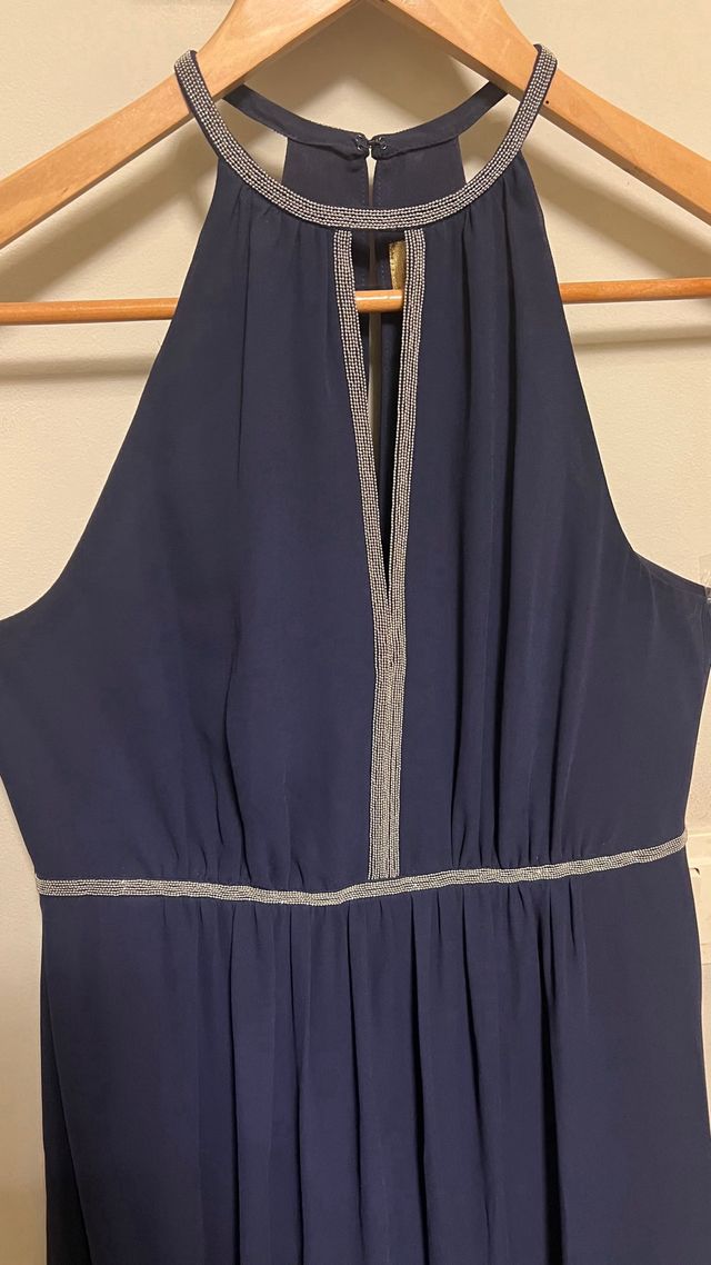 Vestido azul marino talla 38