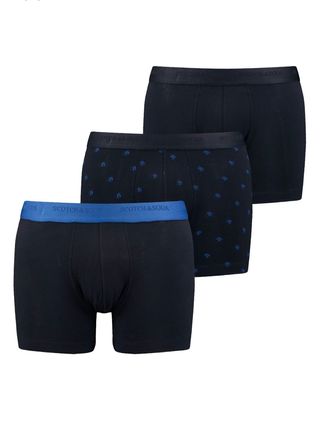 Scotch & Soda. Pack 3 bóxers. Talla S