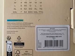 Scotch & Soda. Pack 3 bóxers. Talla S