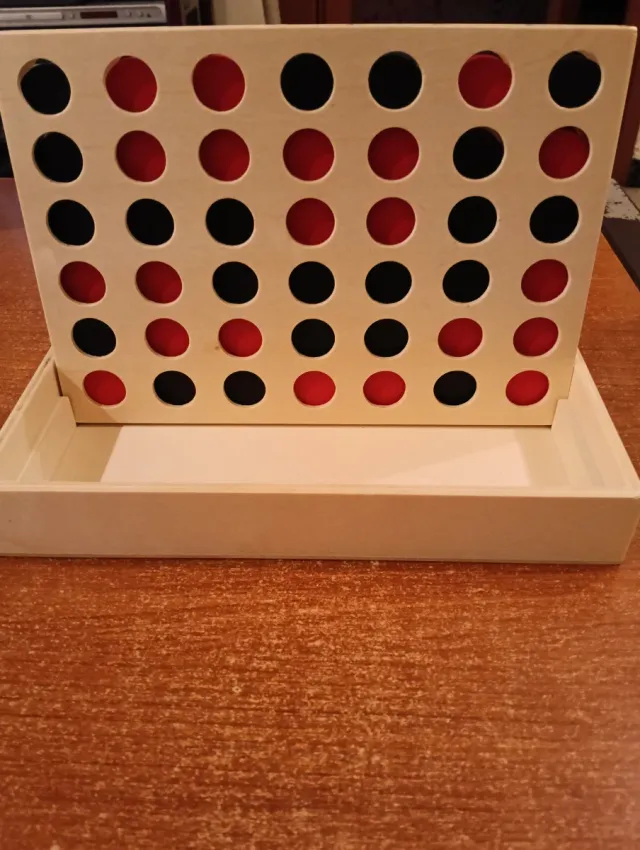 Juego 4 en Raya Madera