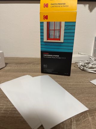 Impresora Kodak Móvil Blanca y Amarilla