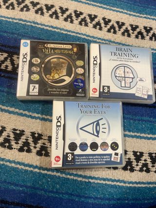 Juegos Nintendo DS: Layton, Brain Training, Eyes