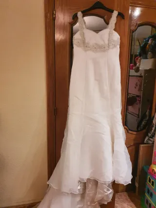 Precioso Vestido de Novia Blanco roto