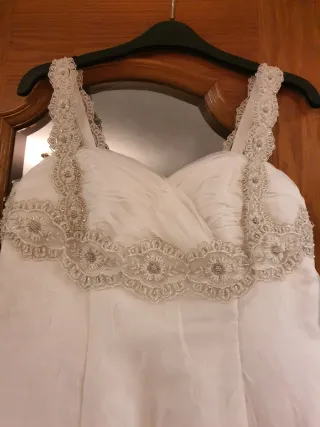 Precioso Vestido de Novia Blanco roto