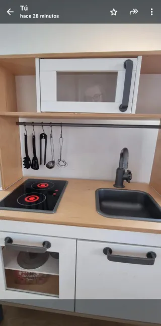 Cocinita IKEA de madera