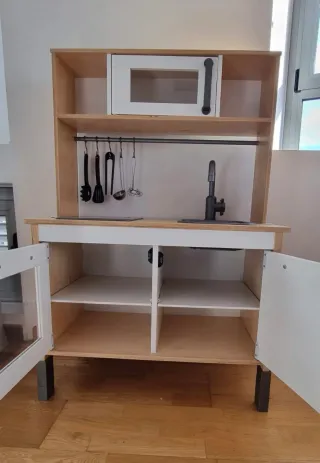 Cocinita IKEA de madera
