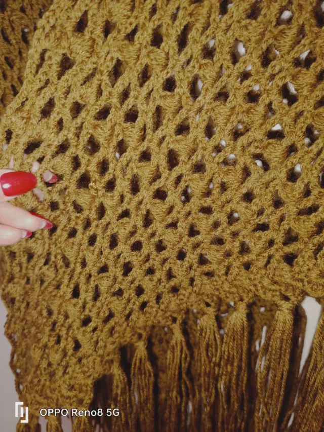 Chals crochet hecho