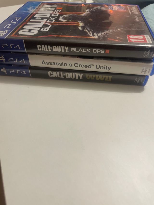 PS4: Call of Duty, Assassin's Creed Unity WWII