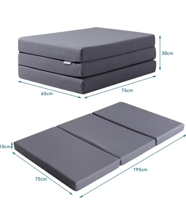 Colchón Plegable Amazon 75x195x10cm Nuevo