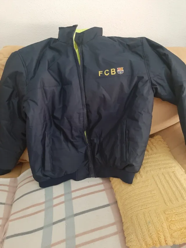 Cazadora de chico, del Barça. Nueva