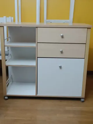 Mueble auxiliar cocina 2 cajones + 1 puerta+ 3 bal