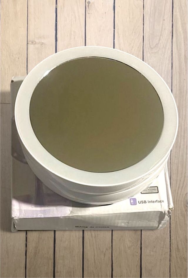 Espejo Maquillaje LED Plegable XJ-988