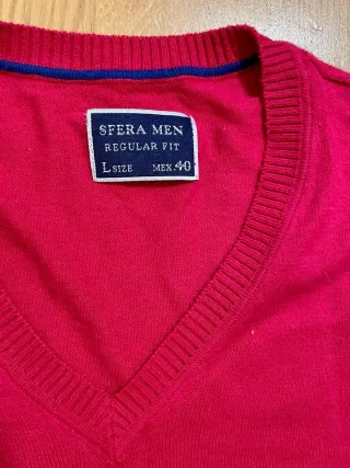 Jersey Sfera V-neck Rojo Talla L