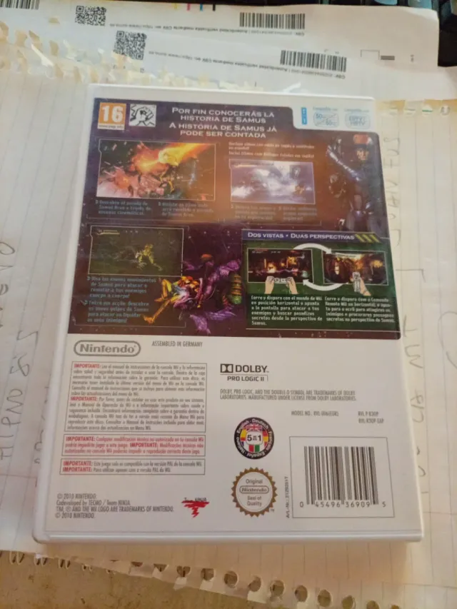 Metroid Other M Wii PAL