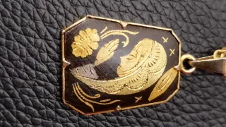 Colgante vintage Damasquinado