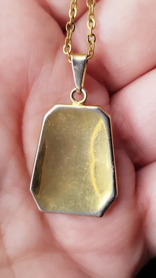 Colgante vintage Damasquinado