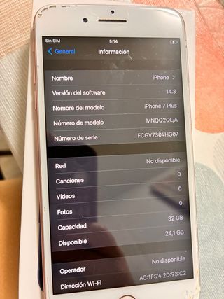 iPhone 7 Plus Rosa 32GB