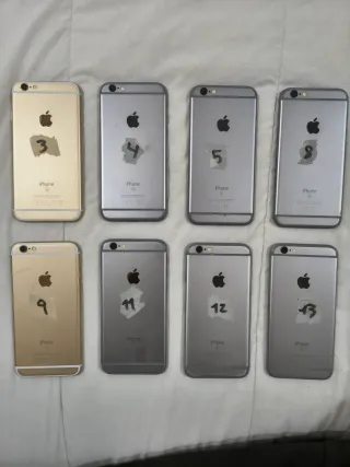 Lotto di 8 iPhone 6s