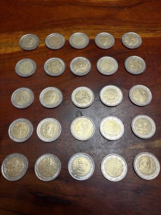 Lote 25 Monedas 2€ Conmemorativas Italia