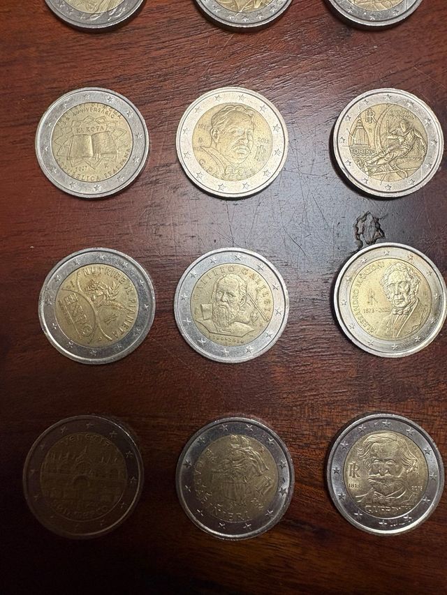 Lote 25 Monedas 2€ Conmemorativas Italia