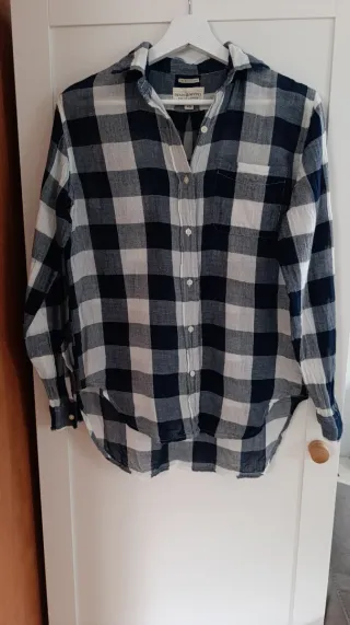 Camisa cuadros Ralph Lauren azul y blanco