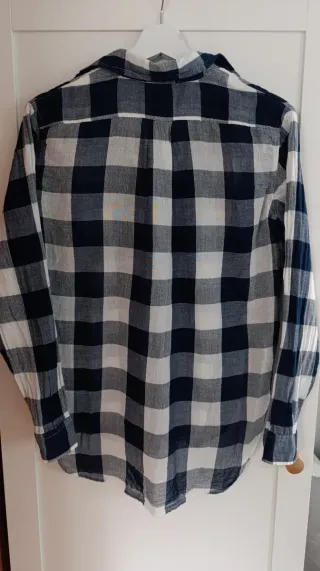 Camisa cuadros Ralph Lauren azul y blanco