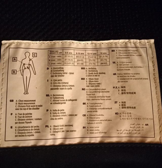 Gilet protettivo Fouganza equitazione