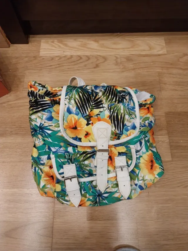 Mochila Estampada Tropical