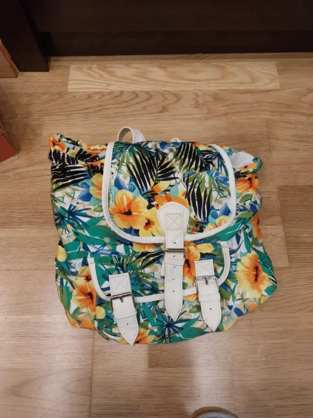 Mochila Estampada Tropical