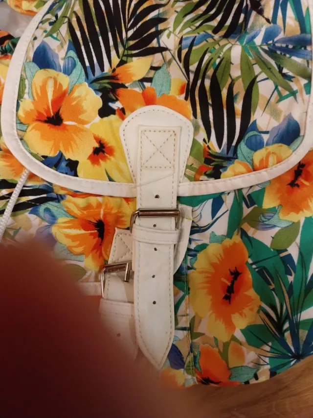 Mochila Estampada Tropical