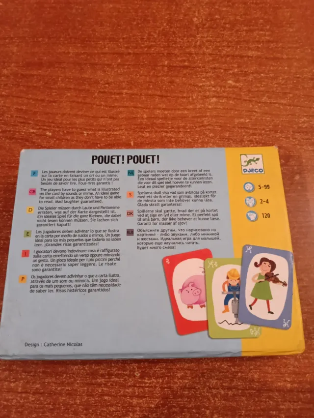 Juego Pouet! Pouet! Djeco (5-99 años)