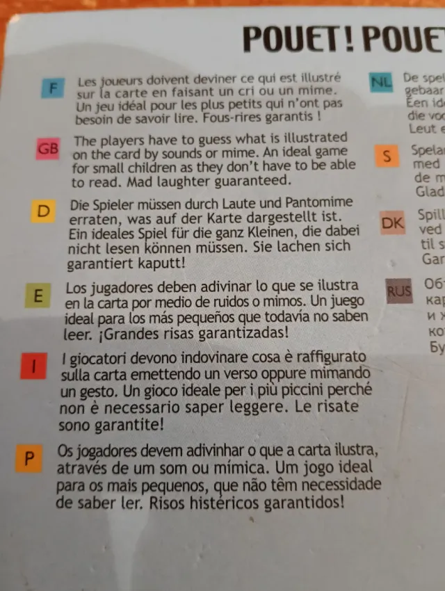 Juego Pouet! Pouet! Djeco (5-99 años)