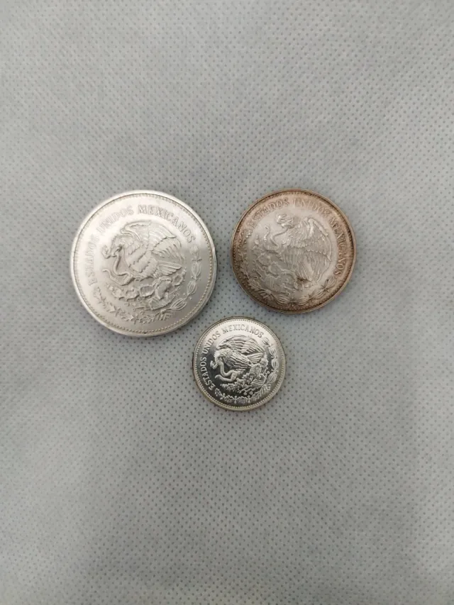 Monedas Plata México 86 Mundial Fútbol