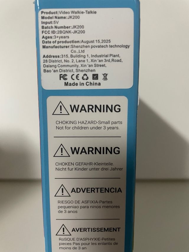 Walkie Talkie Niños con Pantalla