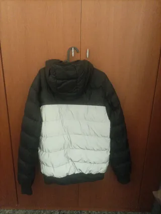 Plumón anorak Ellesse Negro y plateado