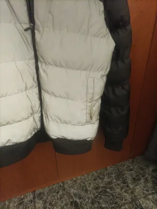 Plumón anorak Ellesse Negro y plateado