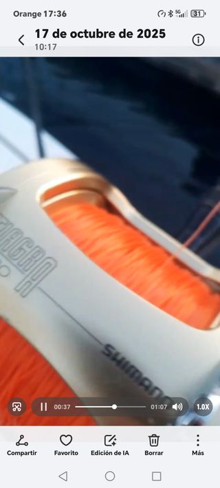 Cañas de curricán para pesca