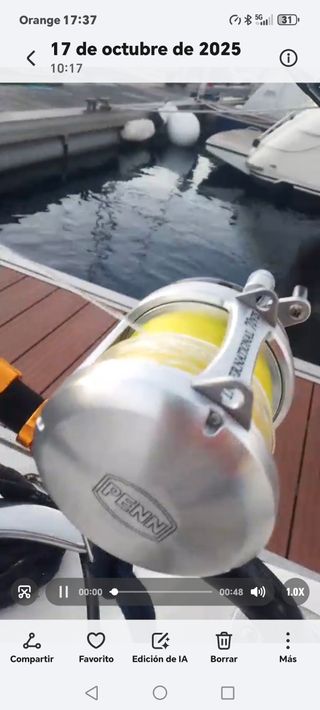 Cañas de curricán para pesca